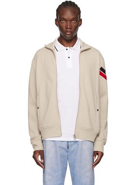 潮奢 Moncler 盟可睐 男士 米色拉链运动夹克 J20918G0000189A8F