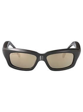 BALENCIAGA 男士眼镜 BB0385S003 SS2025 灰色 BB0385S