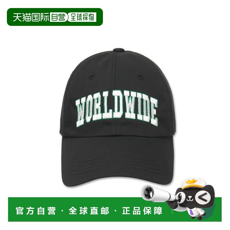 韩国直邮Ames Worldwide 女士帽子WORLDWIDE BALL CAP BLACK (AM2D