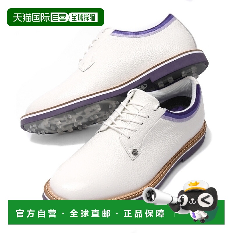 韩国直邮G/FORE 罗缎皮革贴边时尚钉高尔夫球鞋 (GMF000006-SNO)