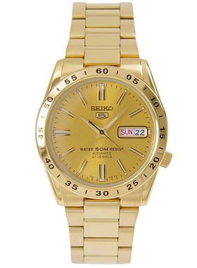 SEIKO 5 手表 Overseas 型号 自动上链 金色SNKE06K1 男士