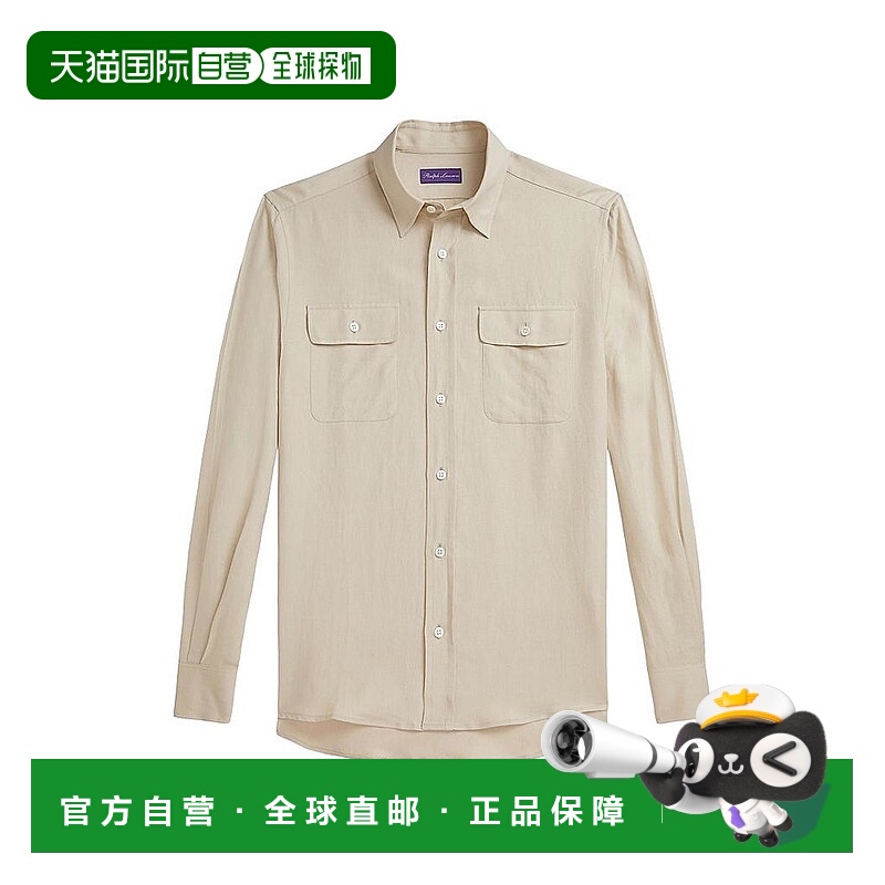 1h可退 【美国直邮】ralph lauren 男士 衬衫亚麻长袖