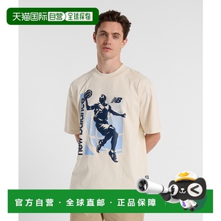 男士 Balance 运动图案短袖 T恤 1h可退 MT51605LIN 日本直邮New