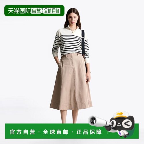 韩国直邮TOMMY HILFIGER 棉质喇叭中裙 T22F6WSC030WT2AEG半身裙