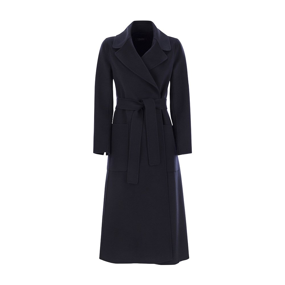 MAX MARA 女士外套 9011075106081 SS2025 黑色 长袖大衣