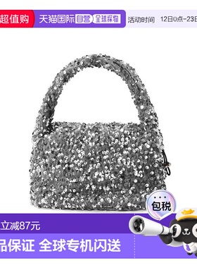 日本直邮日潮 GRL 亮片天鹅绒手提包 tr747斜挎包单肩包简约日常