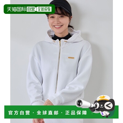 1h可退 日本直邮JUN&ROPE' 女装 立体logo提花 连帽外套  2025BER