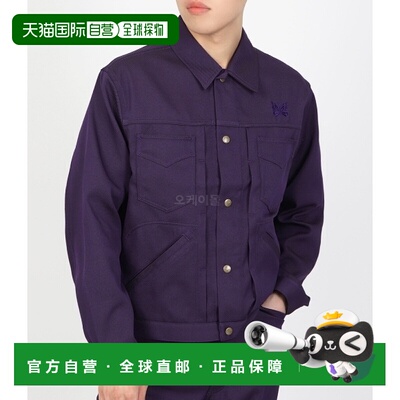 韩国直邮NEEDLES Penny Jean 紫色夹克 男士夹克 2024年春季 OT18