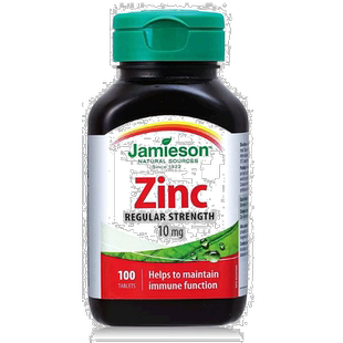 韩国直邮Jamieson健美生补充锌100粒*4瓶增强免疫补体力膳食保健
