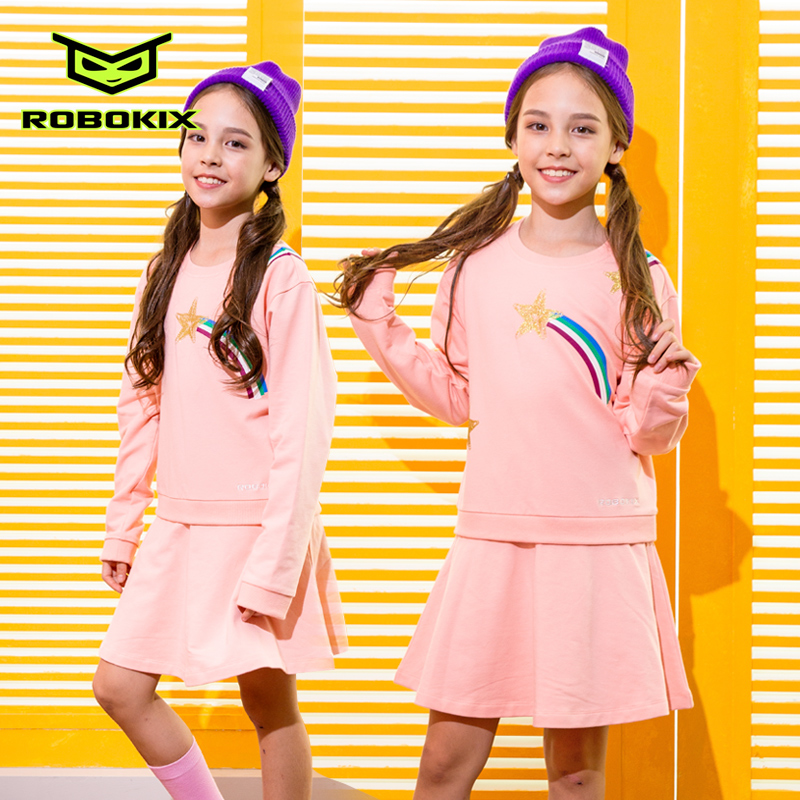 春秋款洋气假两件连衣裙