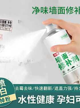 墙面自喷漆快干白色手喷漆遮污修复发黄墙纸清洁剂乳胶漆环保净味