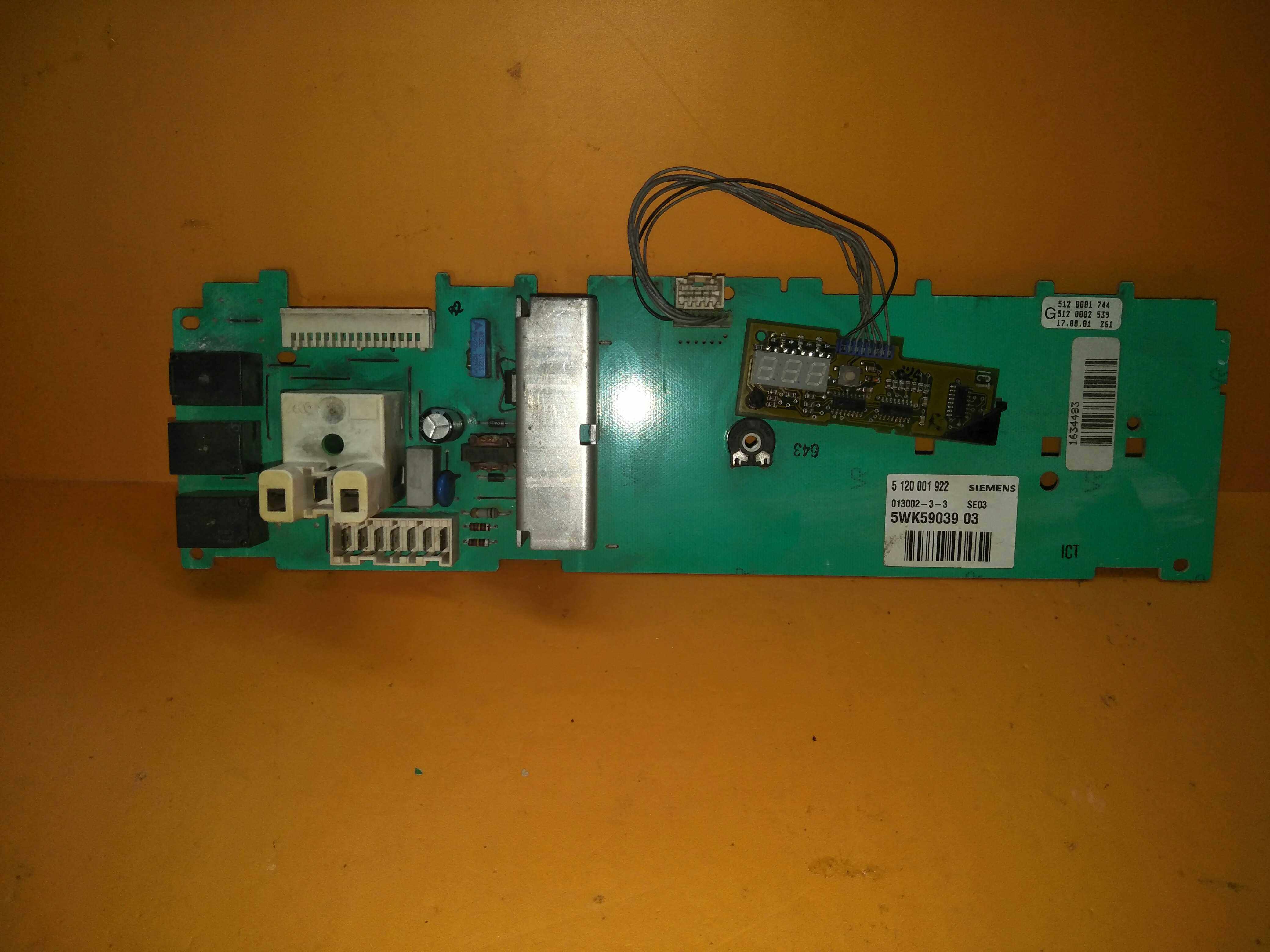 适用于滚筒滚筒洗衣机电脑板5WK590415WK59039主板二手