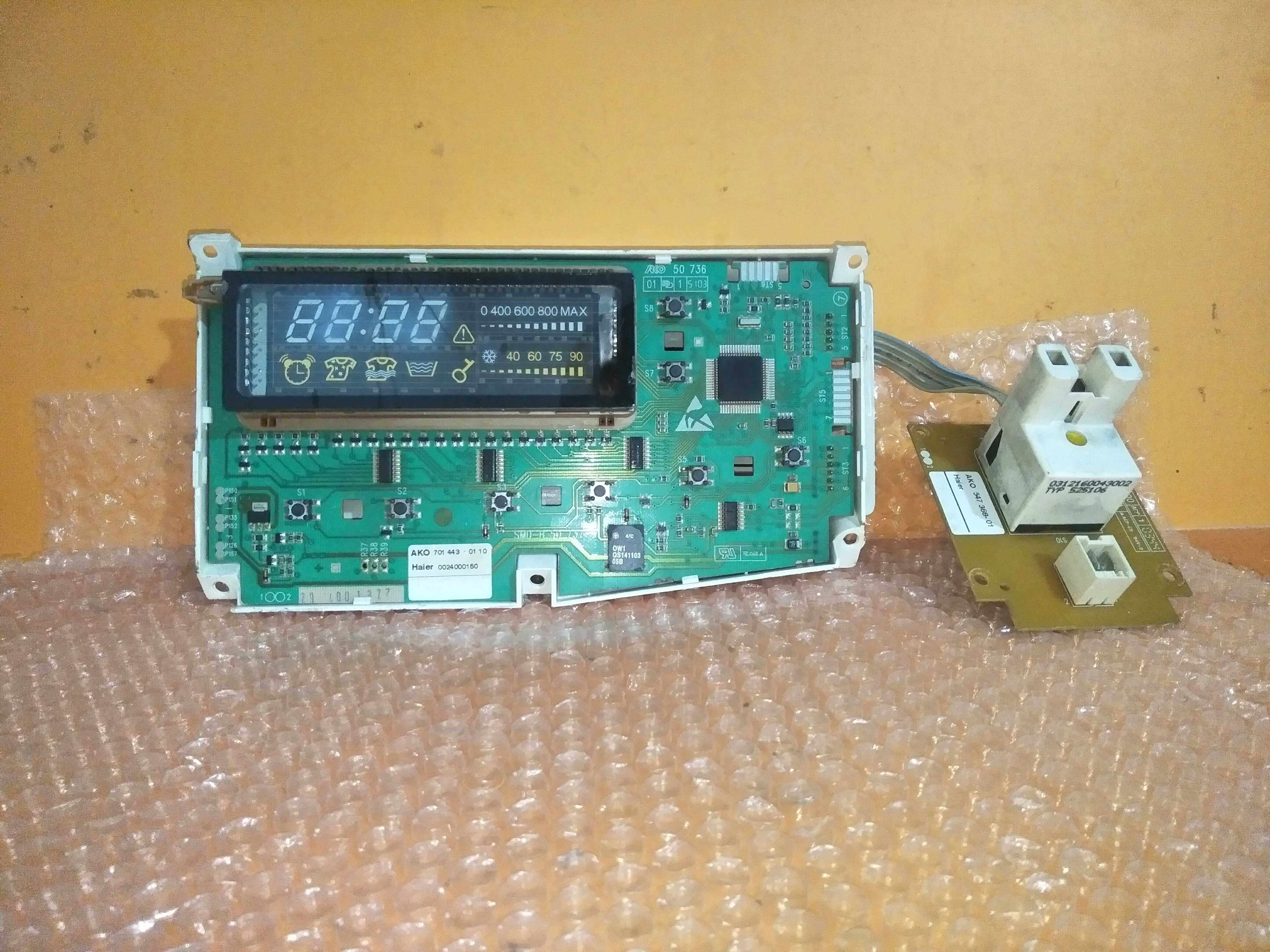 适用于海尔太空钻洗衣机XQG50-BS1068电脑显示控制板0024000150