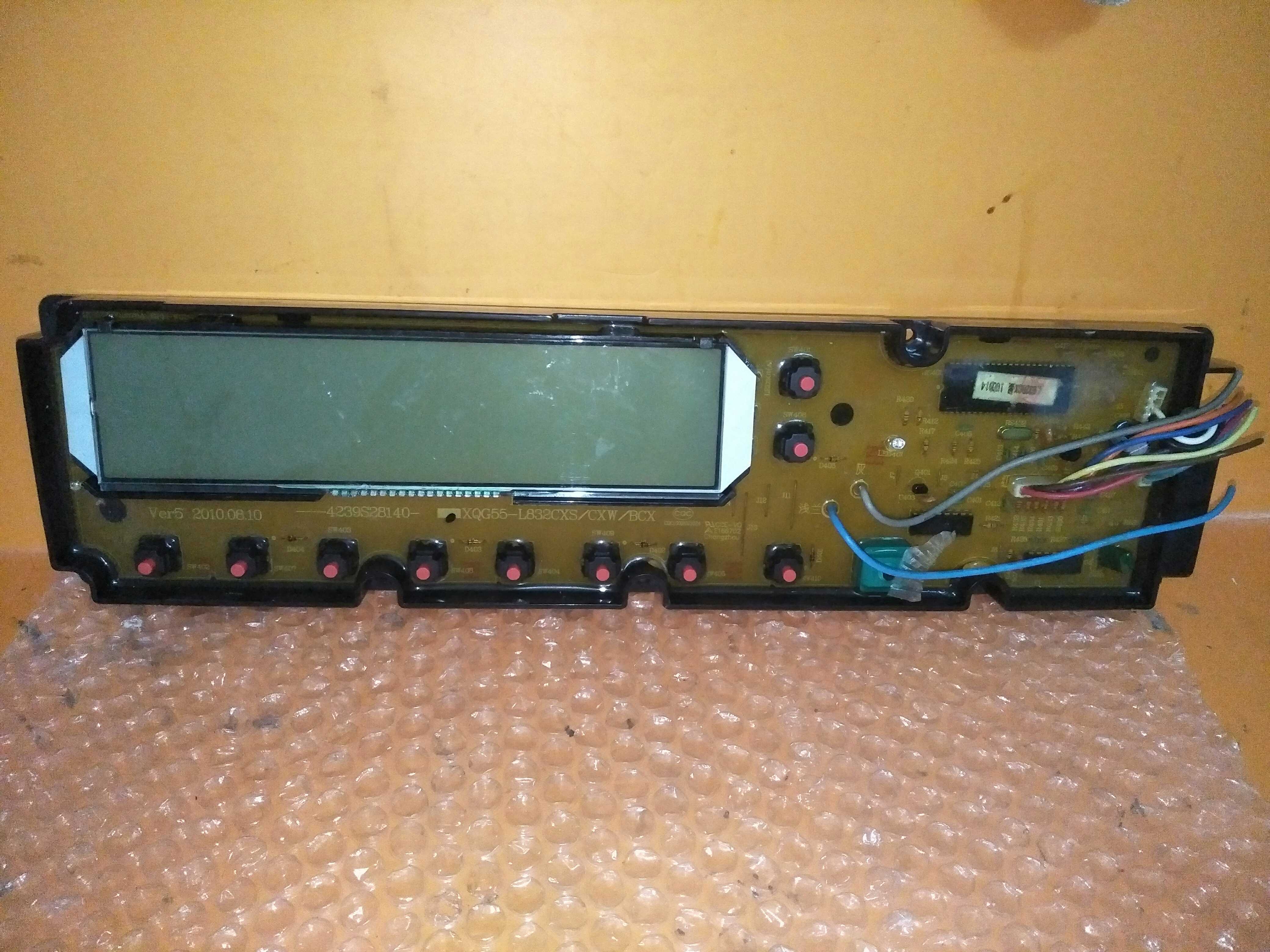 三洋滚筒洗衣机电脑板XQG55-L832CXS显示板操作面板