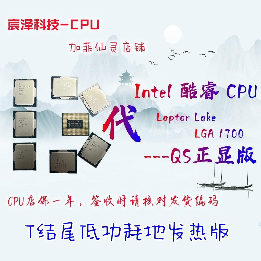 13代i5i913400T13900T低功耗CPU