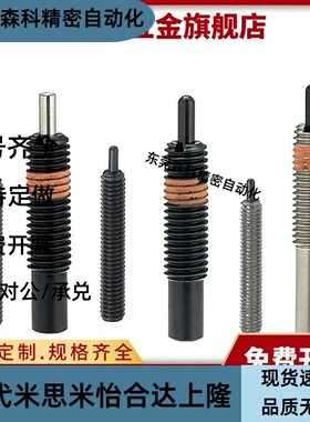 ZAP12弹簧柱塞PJH3/4/5/6/8/10/12-1.5/2/3/4/5/10/15弹顶锁紧销2