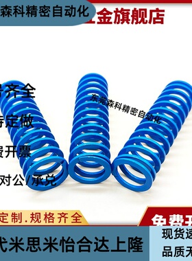 SWL16-15/20/25/30/40/50/60/70/80/90/100到300蓝色模具弹簧现货