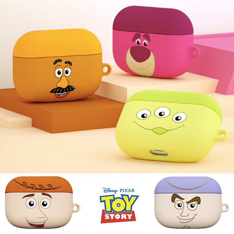 新款正品迪士尼玩具总动员巴斯光年三眼仔草莓熊适用苹果Airpods pro3代耳机壳卡通挂钩防摔套超博壳情侣款女,3C数码配件,耳机保护套,淘宝优惠券,粉丝福利购,淘宝优惠卷