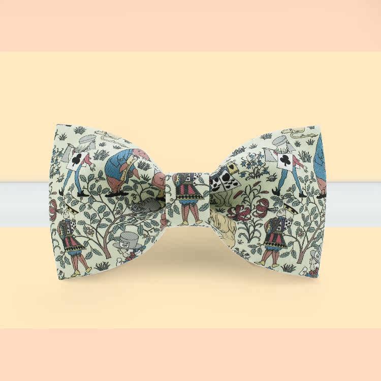 非设计布生活  时尚领结蝴蝶结 新郎礼服正装领结煲呔 爱丽丝