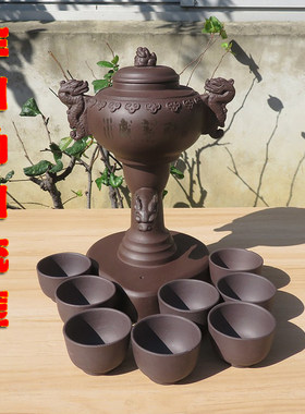 宜兴紫砂神龙全自动品茗杯