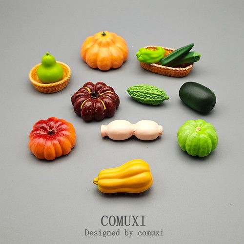 仿真蔬菜南瓜苦瓜桌面摆件