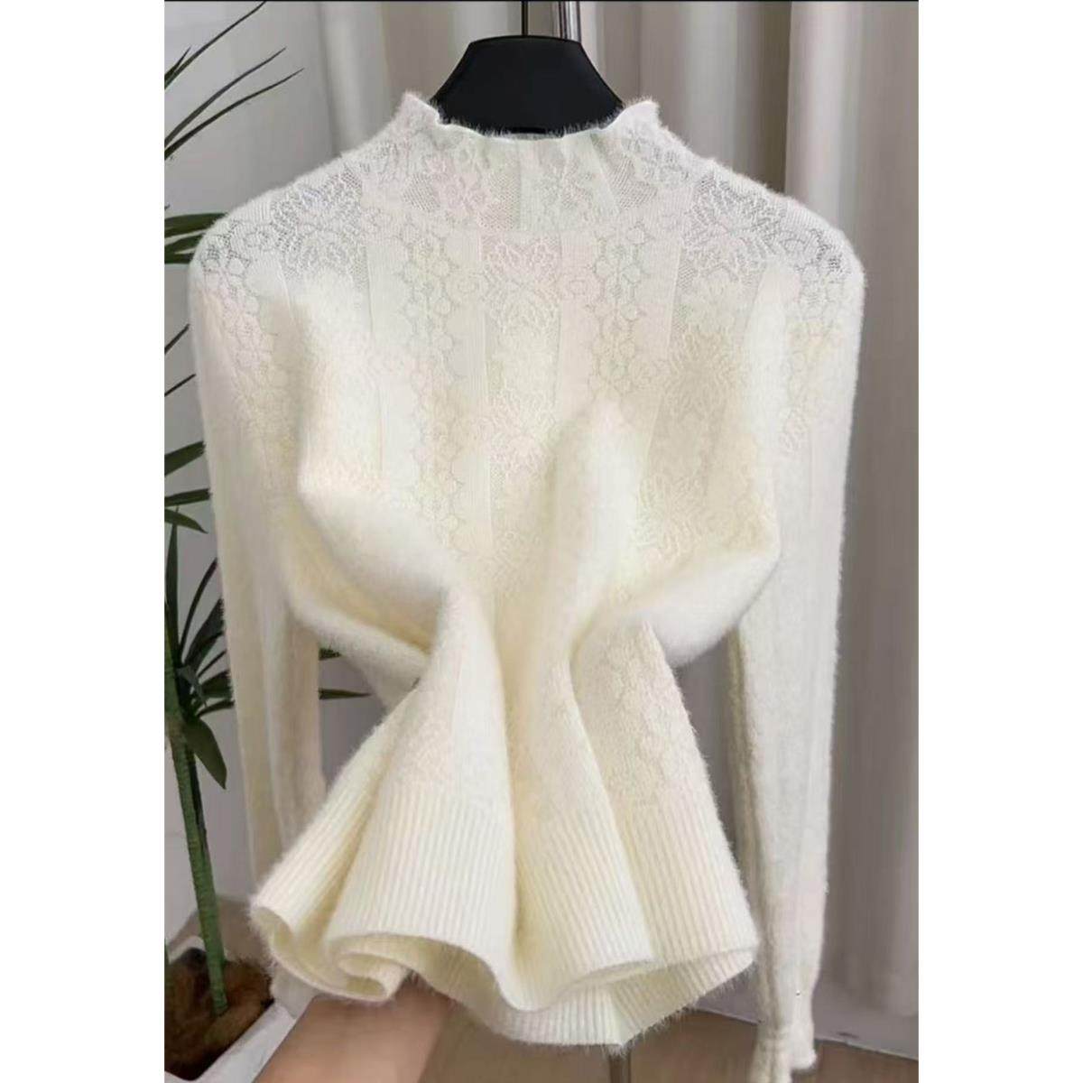 【佳佳的织黛女装】不起球，貂绒保暖针织衫2026新款中领打底衫女,女装/女士精品,毛衣,淘宝优惠券,粉丝福利购,淘宝优惠卷