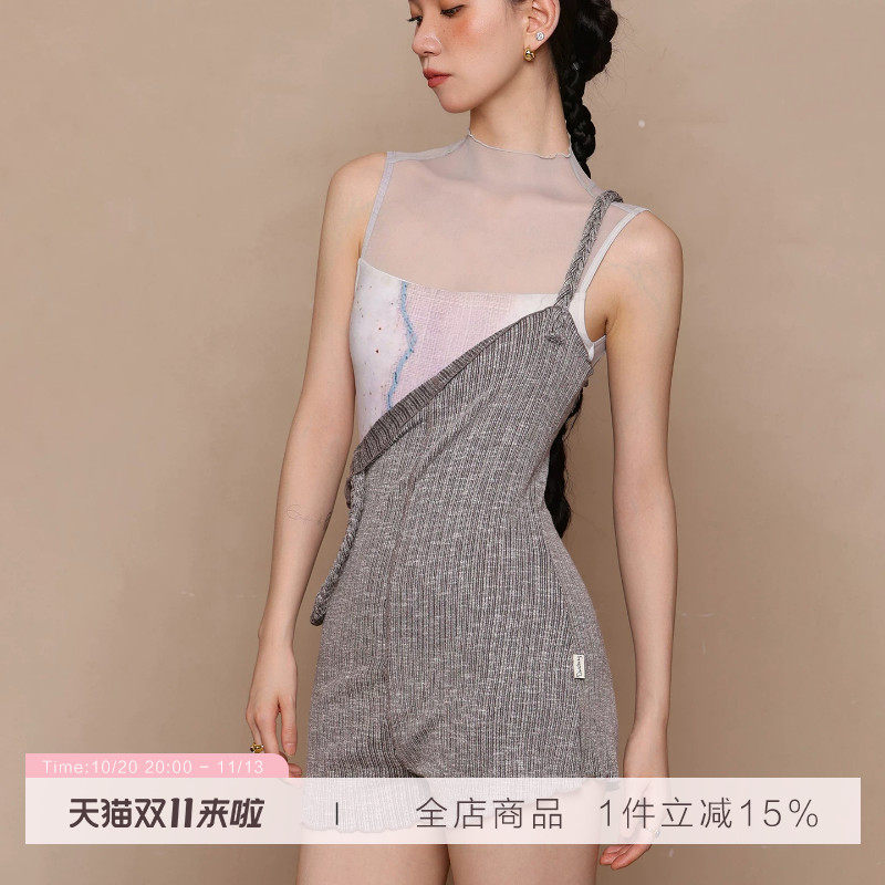 danzbaby芭蕾舞服成人舞蹈裤女练功裤热身背带裤两穿连体短裤B394