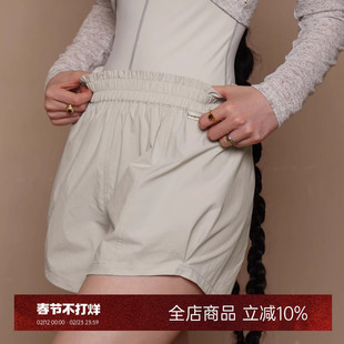 danzbaby芭蕾舞服成人舞蹈女练功裤运动裤花边腰运动练功短裤B403