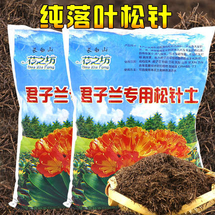 兰花君子兰专用土松针腐殖土养花种花腐叶营养土通用纯腐熟松针土