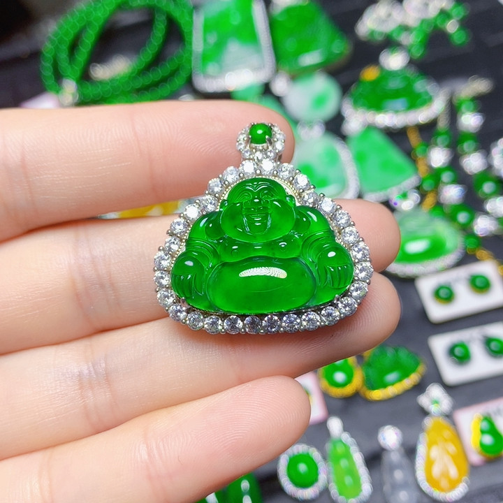 天然A货翡翠国标s925