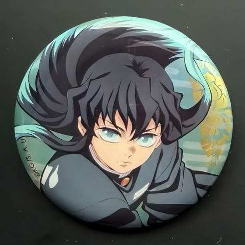 鬼灭之刃联动瑞幸周边马口铁徽章