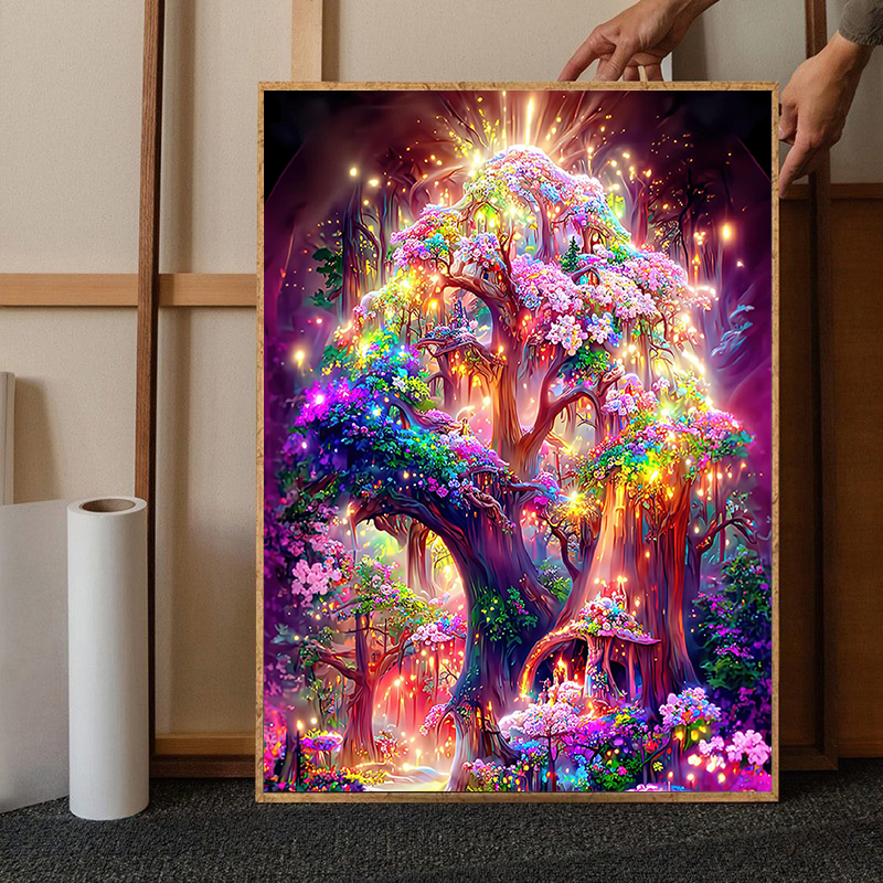 发财树diy钻石画手工十字绣刺绣