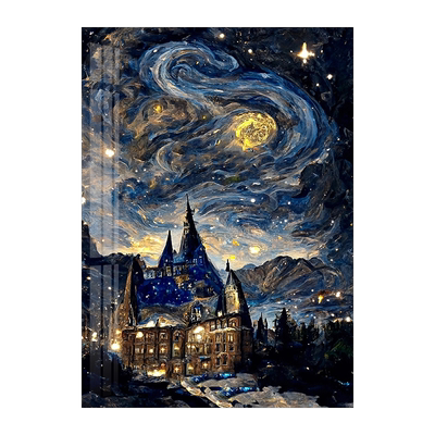 梵高星空钻石画世界名画玄关贴画