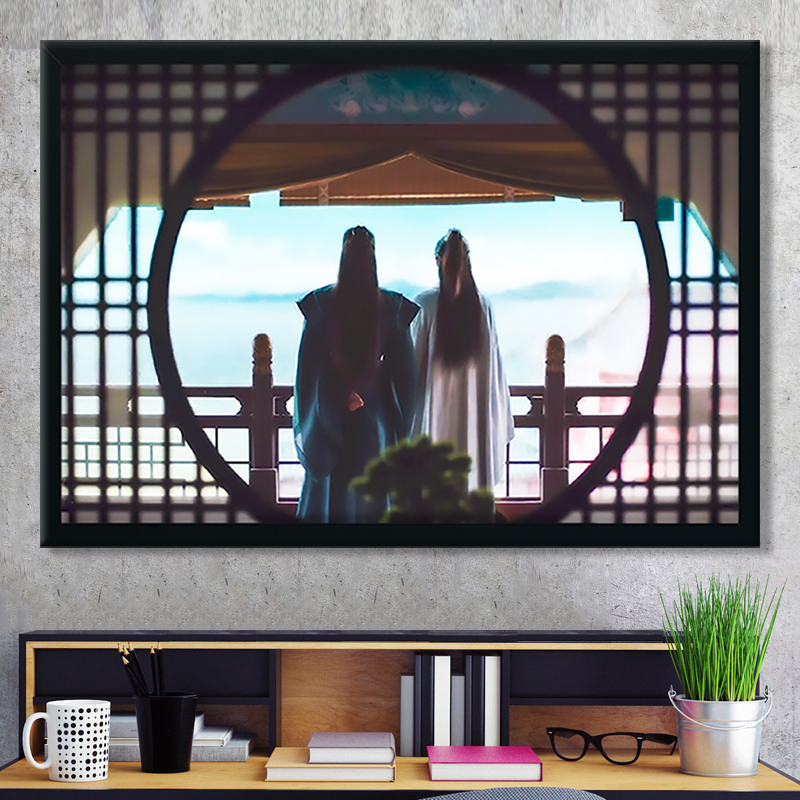 山河令钻石画满钻小件珠绣带框卧室十字绣2025新款绣古风玄关diy