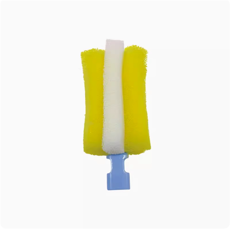 喜多可替换式泡棉刷头 海绵奶瓶刷头单个装360度旋转H13006 55888