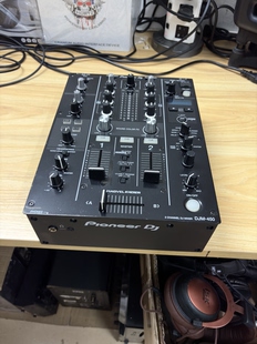 二手先锋djm450二路混音台内置声卡用Rekordbox软件外置12伏电源
