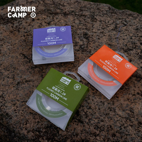 Farmer Camp微物路亚碳前导线1.2号100m 溪流钓前导线