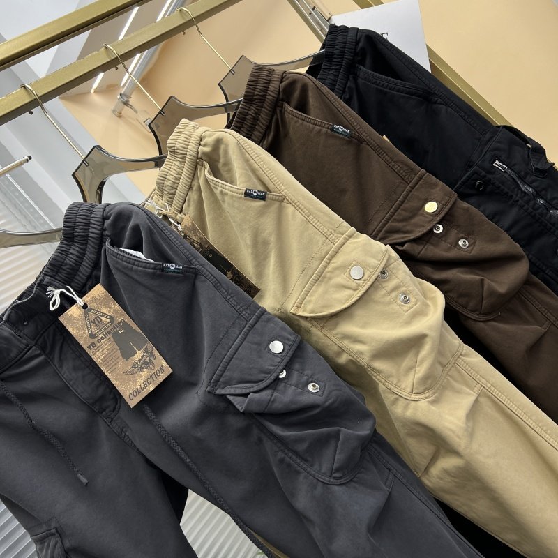 立体翻盖大口袋加绒工装裤！秋冬男士美式复古拉链束脚休闲工装裤,男装,休闲裤,淘宝优惠券,粉丝福利购,淘宝优惠卷