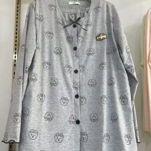 长裤 特价 长袖 胖睡衣春秋薄款 宽松家居服 月子高级感莫代尔棉加大码