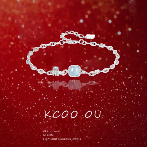 kcooou原创「海蓝宝」手链