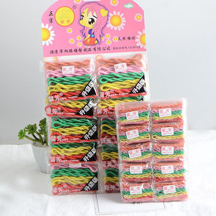 正宗留芳 加粗皮筋简约发圈儿童发绳头饰橡皮筋女打底头绳不伤头