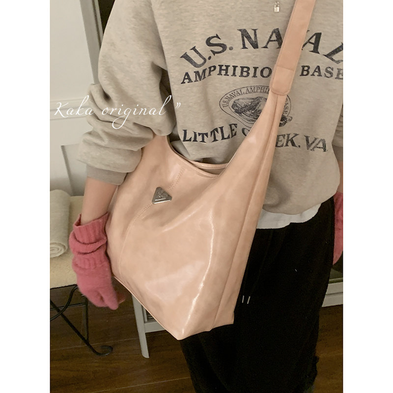 复古大容量包包女2024新款潮时尚韩版托特包单肩腋下包斜挎大包