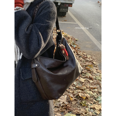 卡乐儿复古大容量腋下包韩版