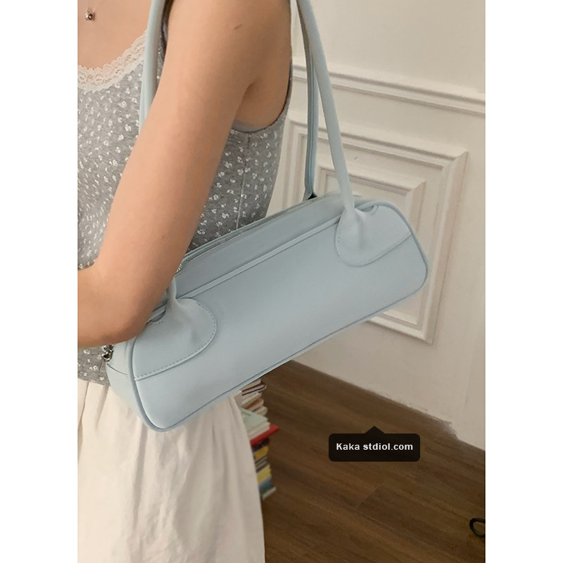 韩国小众腋下包包女2025新款潮时尚手提保龄球包大容量单肩包,箱包皮具/热销女包/男包,腋下包,淘宝优惠券,粉丝福利购,淘宝优惠卷