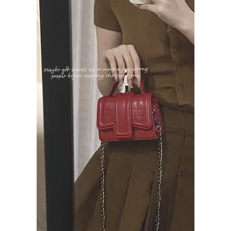 韩国小众手提包包女2023新款秋冬复古时尚迷你小方包高级感斜挎包,箱包皮具/热销女包/男包,通用款女包,淘宝优惠券,粉丝福利购,淘宝优惠卷