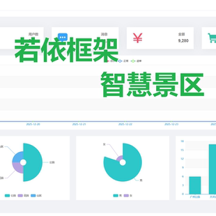 若依框架智慧景区管理系统Java管理系统定制开发SSM