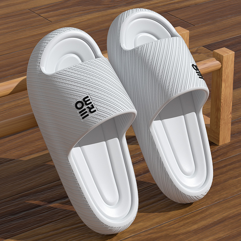 踩屎感拖鞋男夏季2024新款室内家居厚底浴室防滑eva不臭脚凉拖女