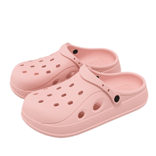 洞洞鞋女士2025新款夏季外穿厚底防滑海边沙滩旅游户外凉拖鞋男款