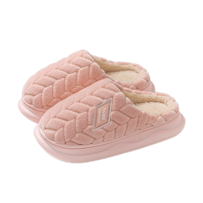 棉拖鞋女秋冬季包头保暖毛毛绒加厚软底防滑踩屎感情侣居家拖鞋男