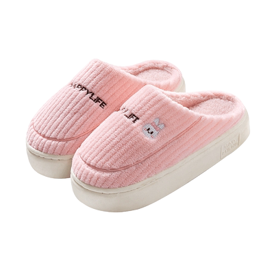 棉拖鞋女士秋冬季室内家居防滑